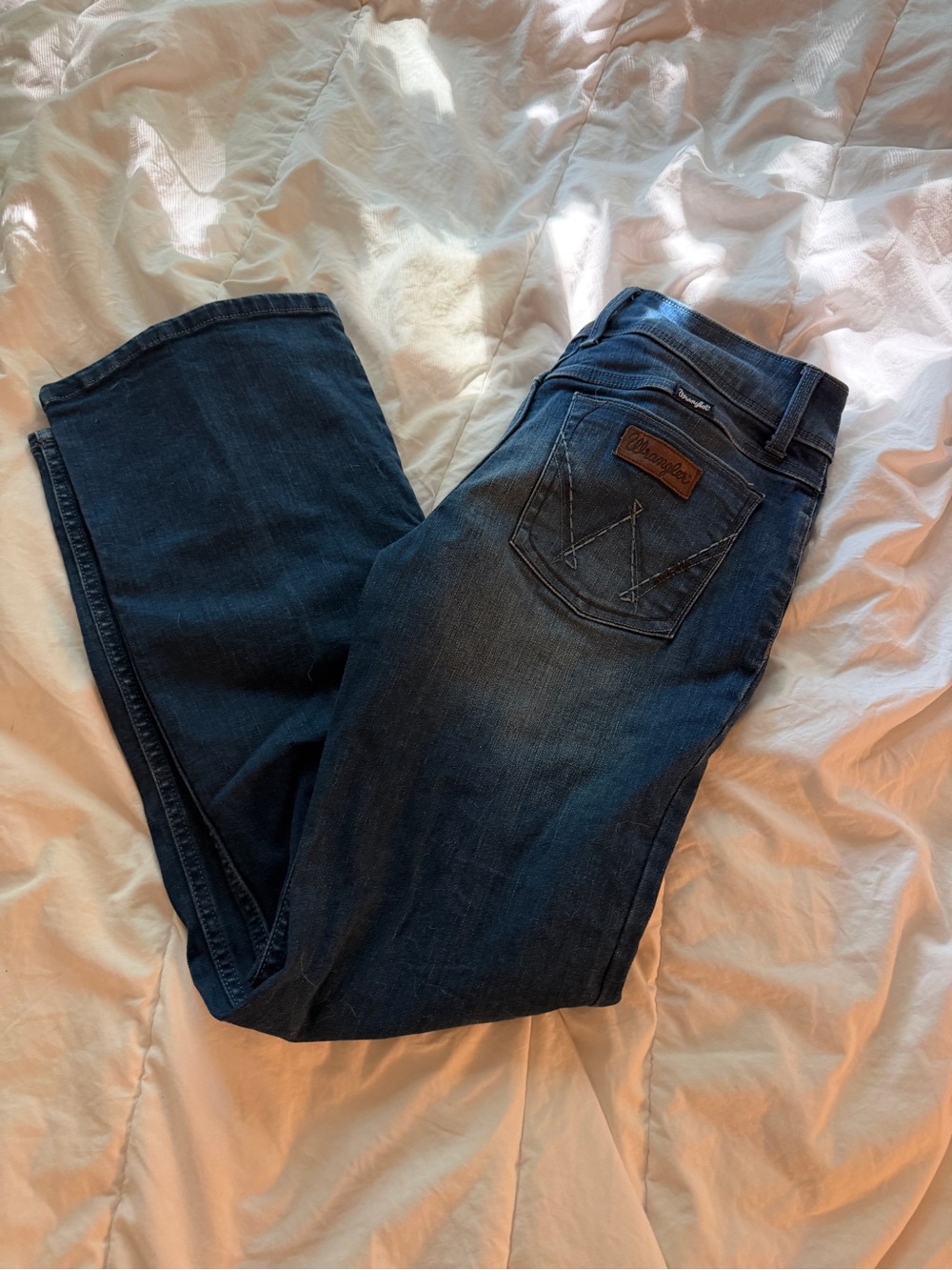 Wrangler Dark Wash Boot cut Jeans